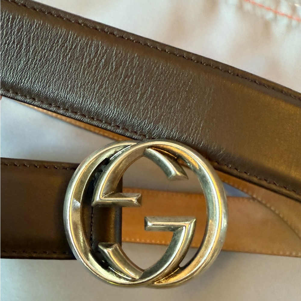 Men's Gucci “GG” Belt Brown - 38
